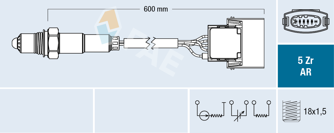 Sonda lambda - 75145 FAE