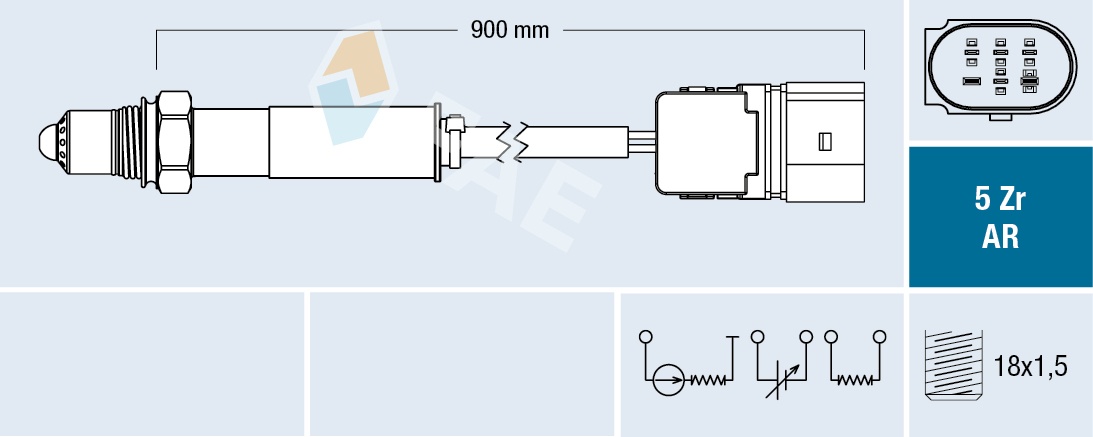 Sonda lambda - 75155 FAE