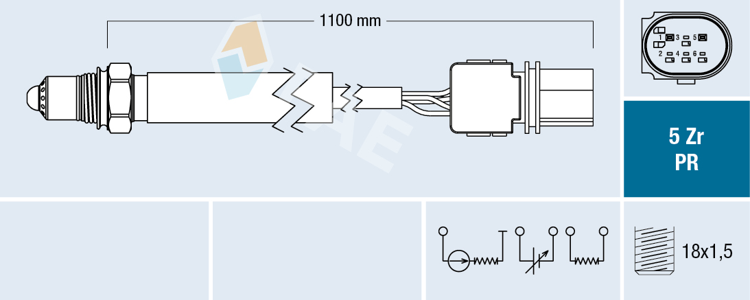 Lambda Sensor - 75156 FAE