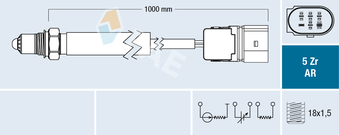 Lambda Sensor - 75162 FAE