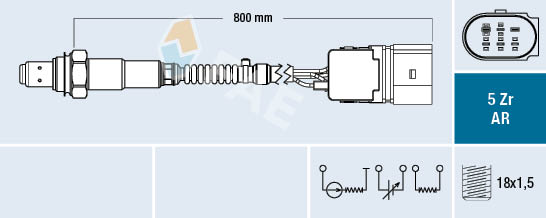 Lambda Sensor - 75353 FAE