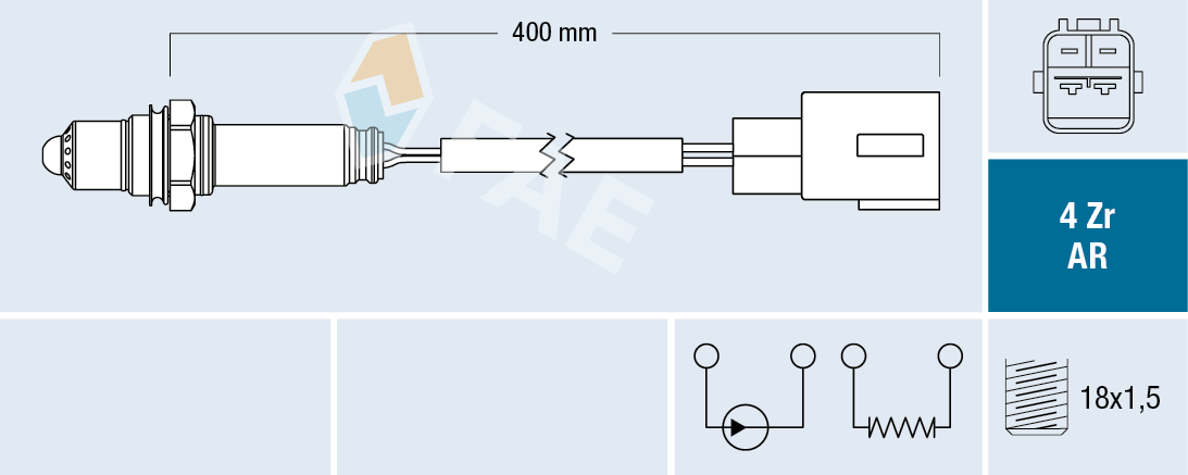 Sonda lambda - 75603 FAE