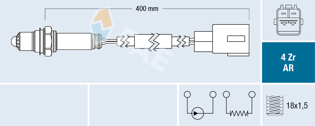 Sonda lambda - 75617 FAE