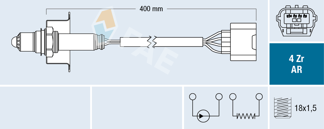 Sonda lambda - 75635 FAE