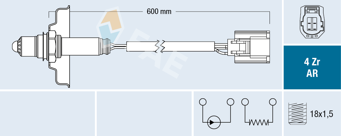 Sonda lambda - 75636 FAE