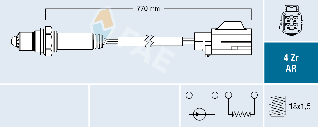Lambda Sensor - 75637 FAE