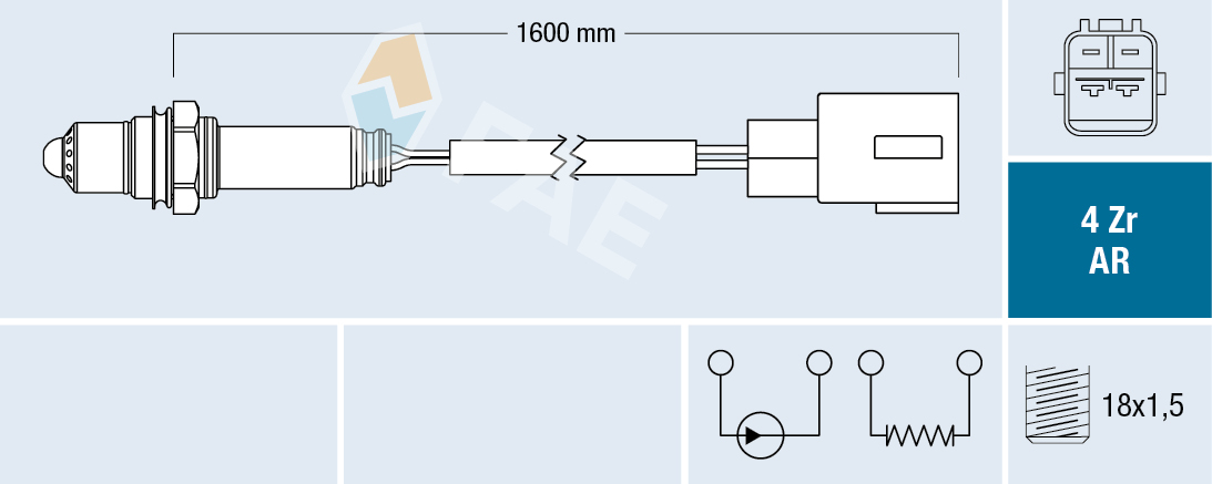 Sonda lambda - 75651 FAE