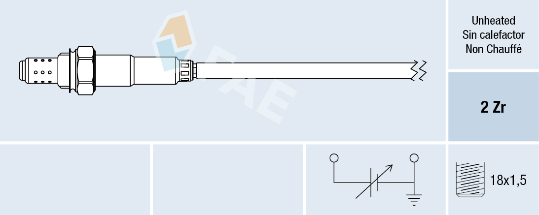 Sonda lambda - 77002 FAE