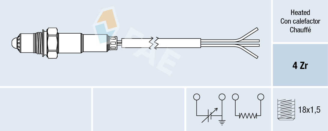 Sonda lambda - 77008 FAE