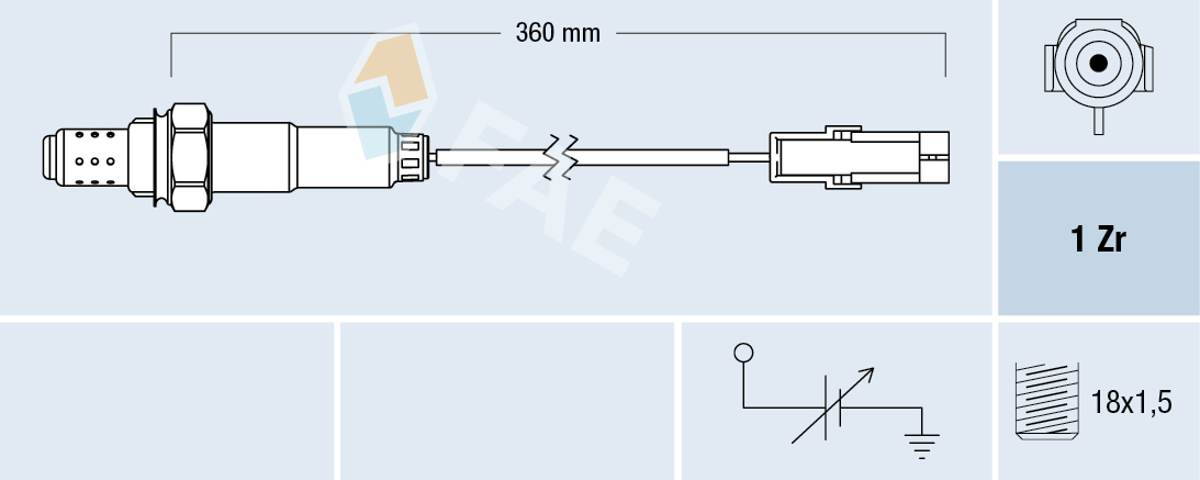 Sonda lambda - 77101 FAE