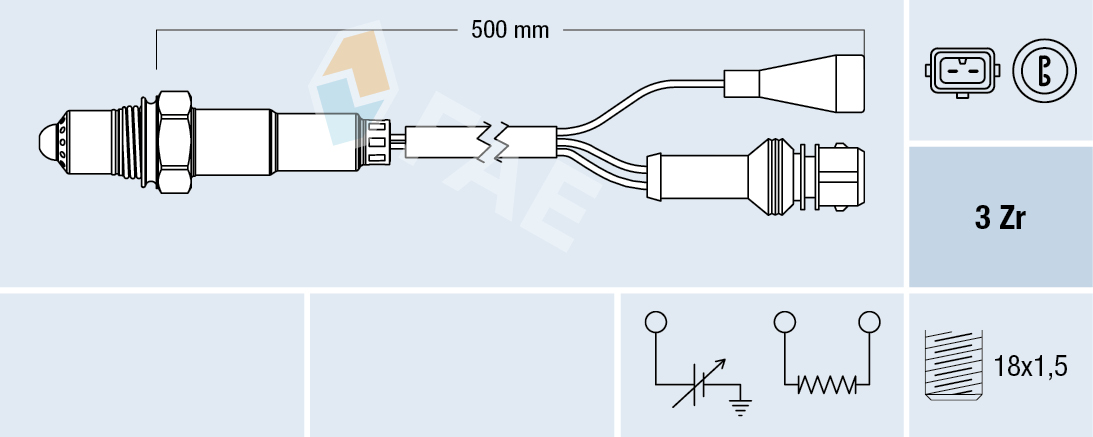 Lambda Sensor - 77105 FAE