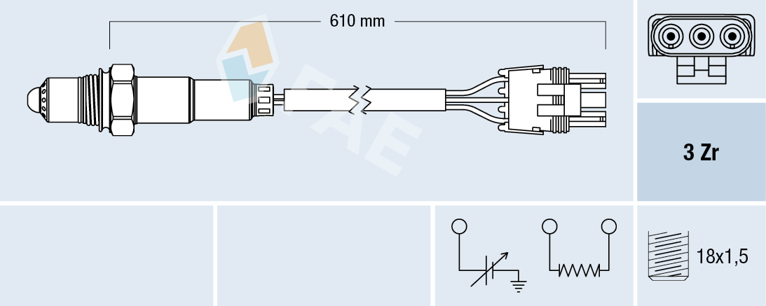 Lambda Sensor - 77118 FAE
