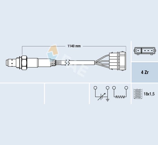 Lambda Sensor - 77130 FAE