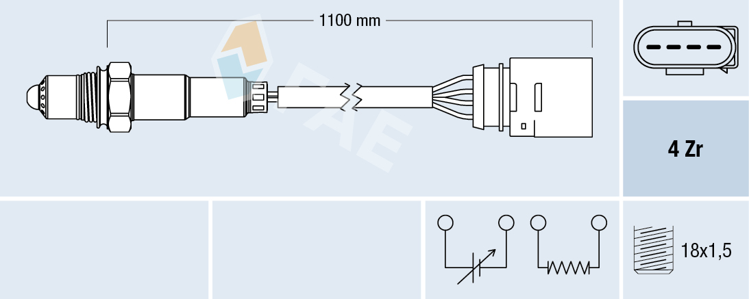 Sonda lambda - 77140 FAE