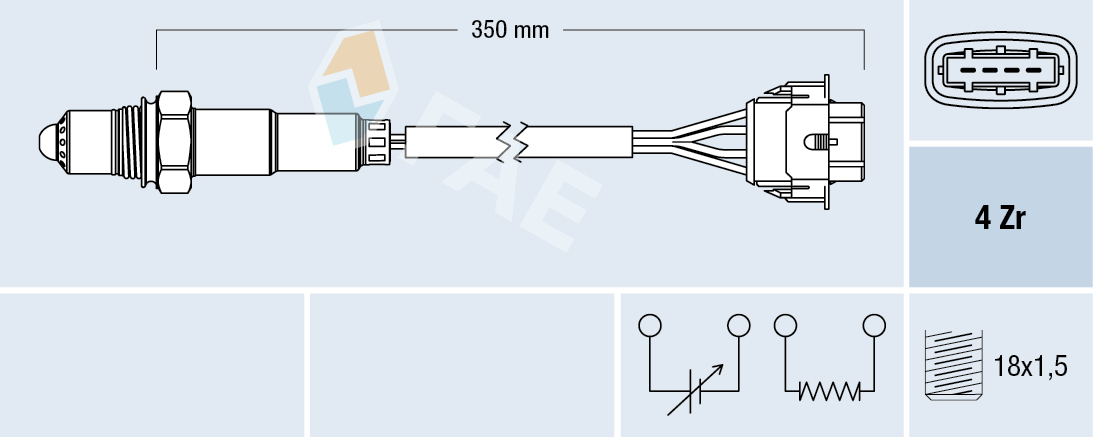Sonda lambda - 77155 FAE