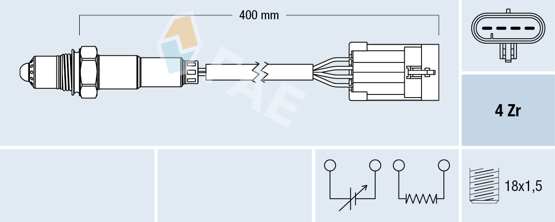 Lambda Sensor - 77158 FAE