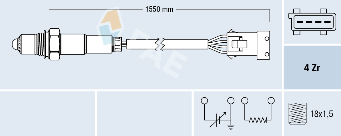 Sonda lambda - 77167 FAE