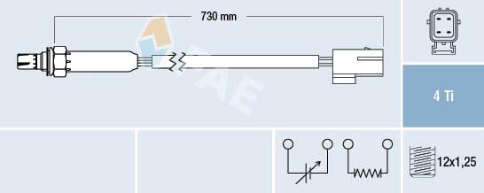 Lambda Sensor - 77185 FAE