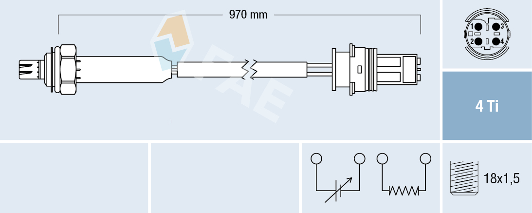 Lambda Sensor - 77190 FAE