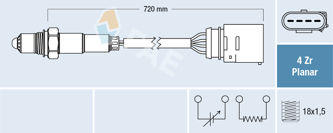 lambda jutiklis - 77204 FAE