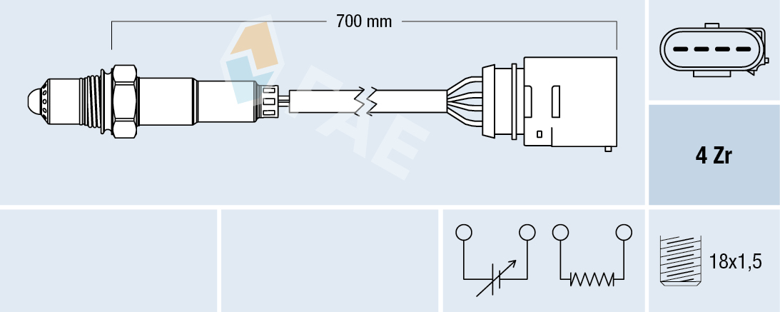 Sonda lambda - 77205 FAE