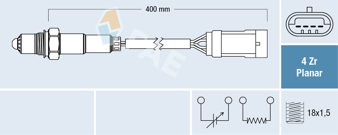 Sonda lambda - 77206 FAE