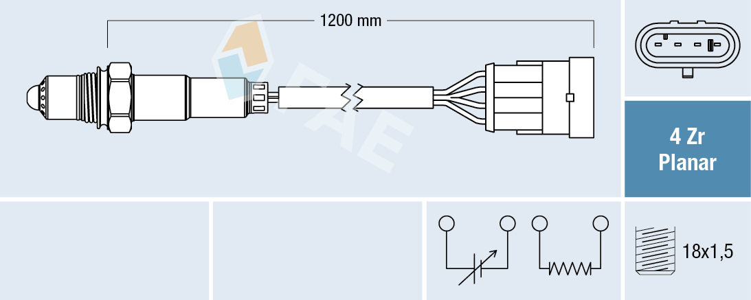 Sonda lambda - 77226 FAE