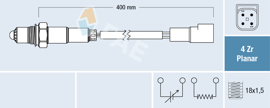 Sonda lambda - 77244 FAE
