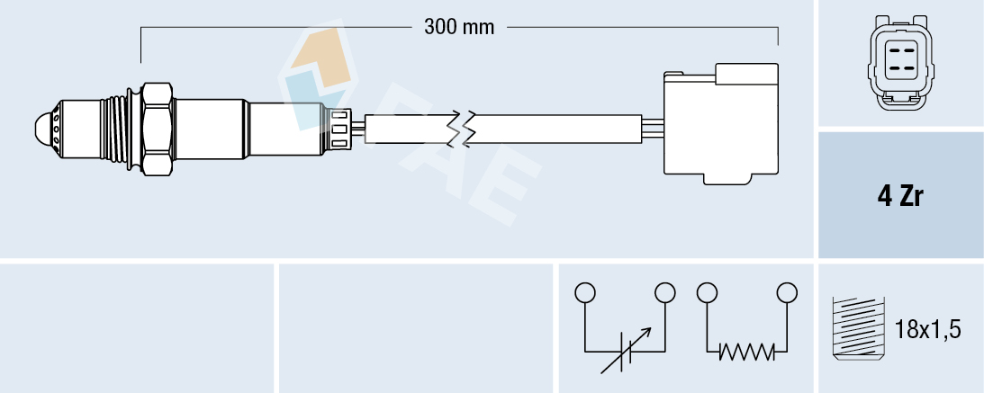 Sonda lambda - 77261 FAE