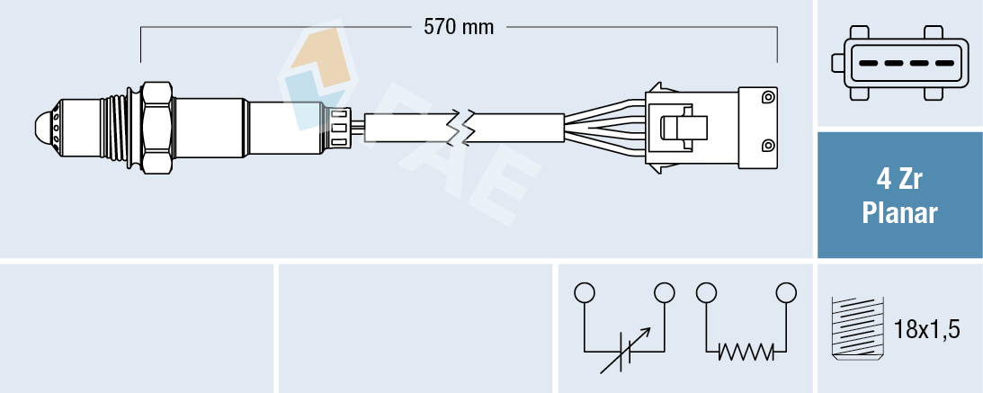 Sonda lambda - 77283 FAE