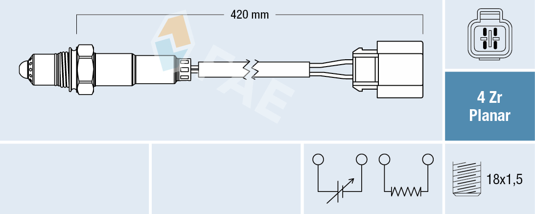 Sonda lambda - 77288 FAE