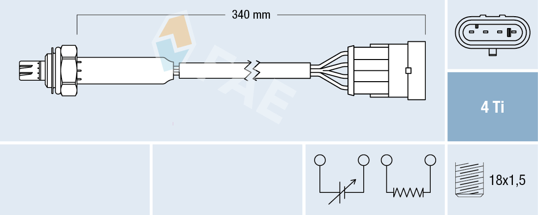 Sonda lambda - 77300 FAE