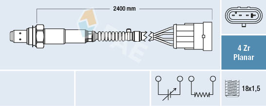 Sonda lambda - 77366 FAE