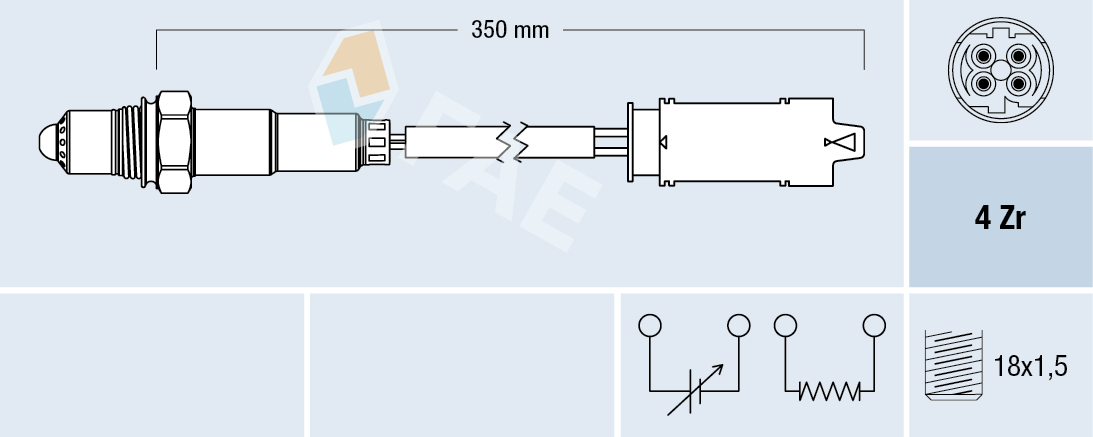 Sonda lambda - 77368 FAE