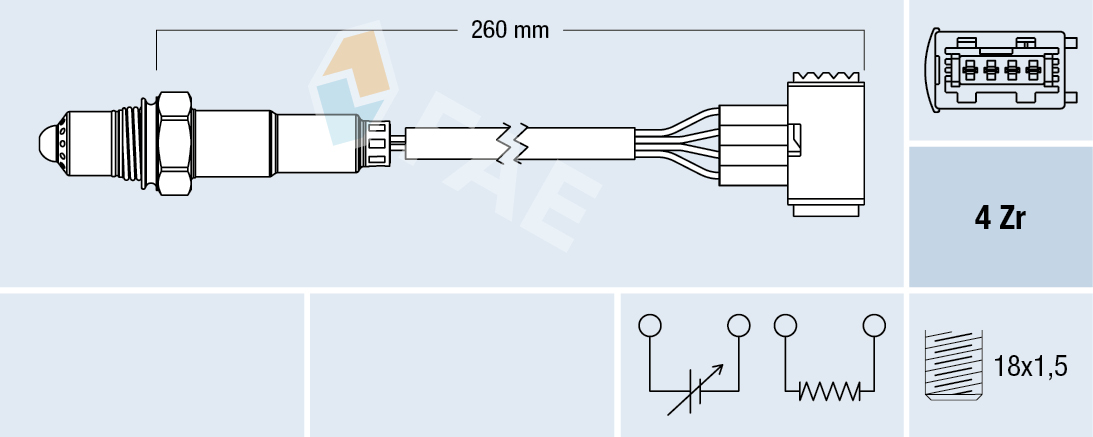 Sonda lambda - 77389 FAE