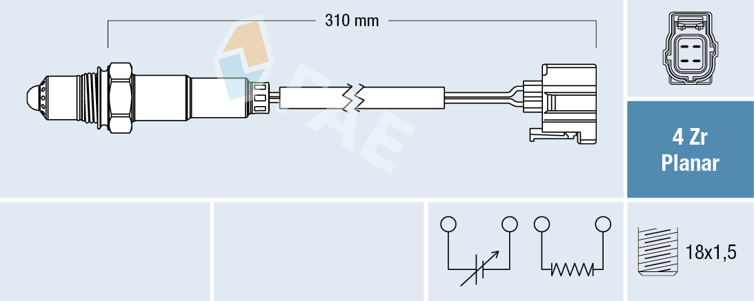 Sonda lambda - 77427 FAE