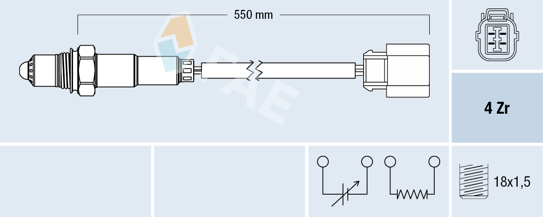 Sonda lambda - 77473 FAE