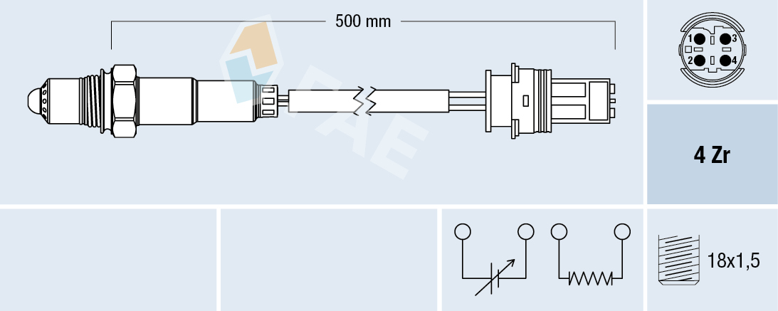 Lambda Sensor - 77504 FAE