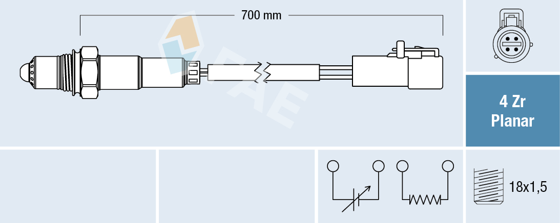 Sonda lambda - 77615 FAE