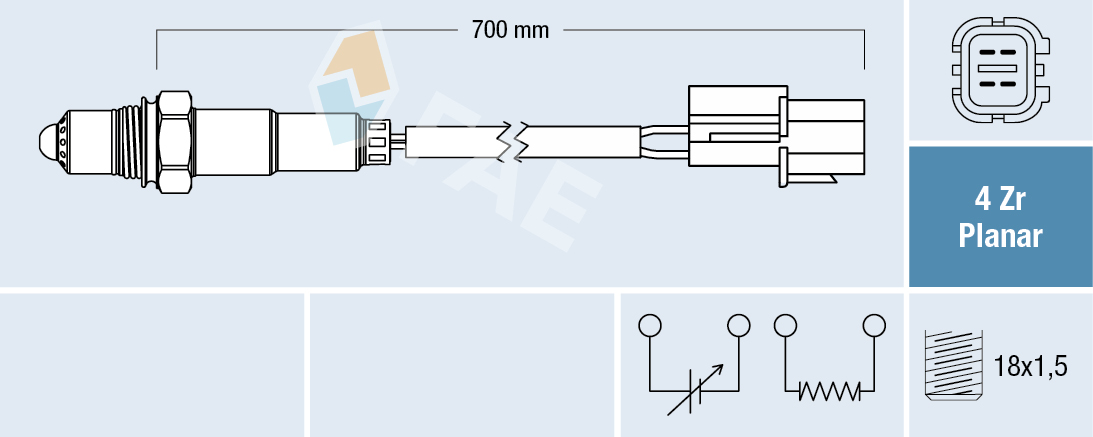 Sonda lambda - 77689 FAE