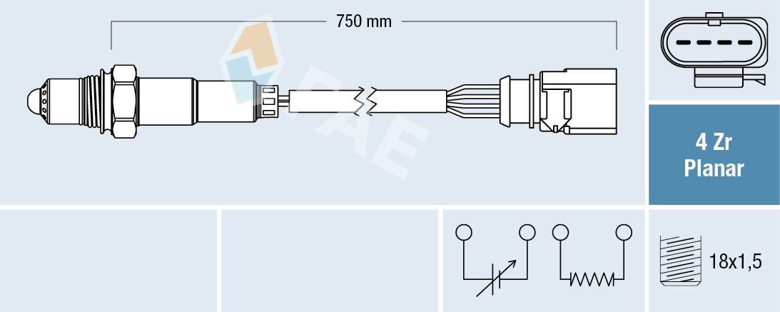 Sonda lambda - 77901 FAE