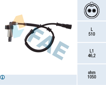 Sensor, wheel speed - 78002 FAE