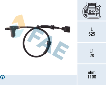 Sensor, wheel speed - 78003 FAE