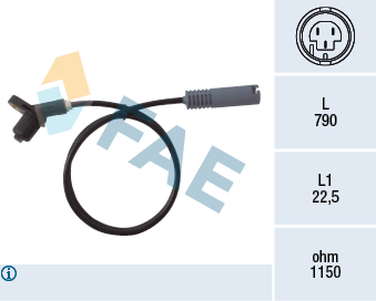 Sensor, wheel speed - 78017 FAE