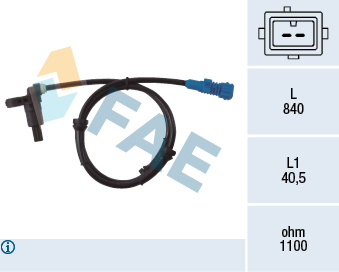 Sensor, wheel speed - 78022 FAE
