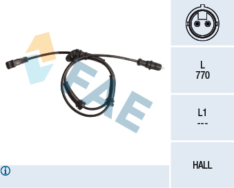 Sensor, wheel speed - 78026 FAE