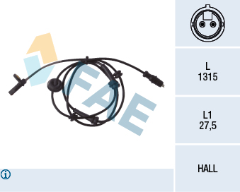 Sensor, wheel speed - 78030 FAE