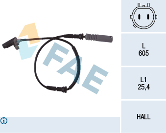 Sensor, wheel speed - 78042 FAE