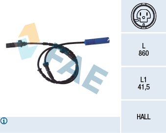 Sensor, wheel speed - 78046 FAE