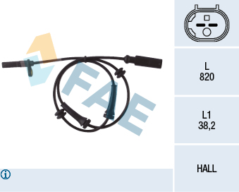 Sensor, wheel speed - 78049 FAE